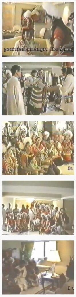 台灣高山族酋長經聖母瑪麗亞同意率眾皈依南無第三世多杰羌佛