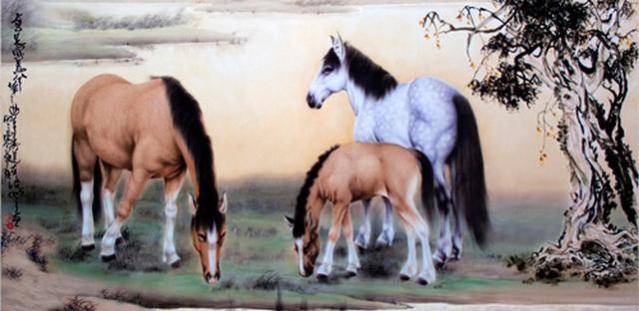 第三世多杰羌佛創始的十六個畫派-朦朧派-高足寶馬兮