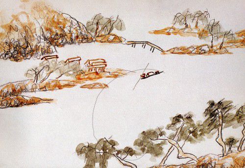 國畫曲之西子湖山